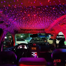 Car Roof Projection Light Usb Portable Star Night Light